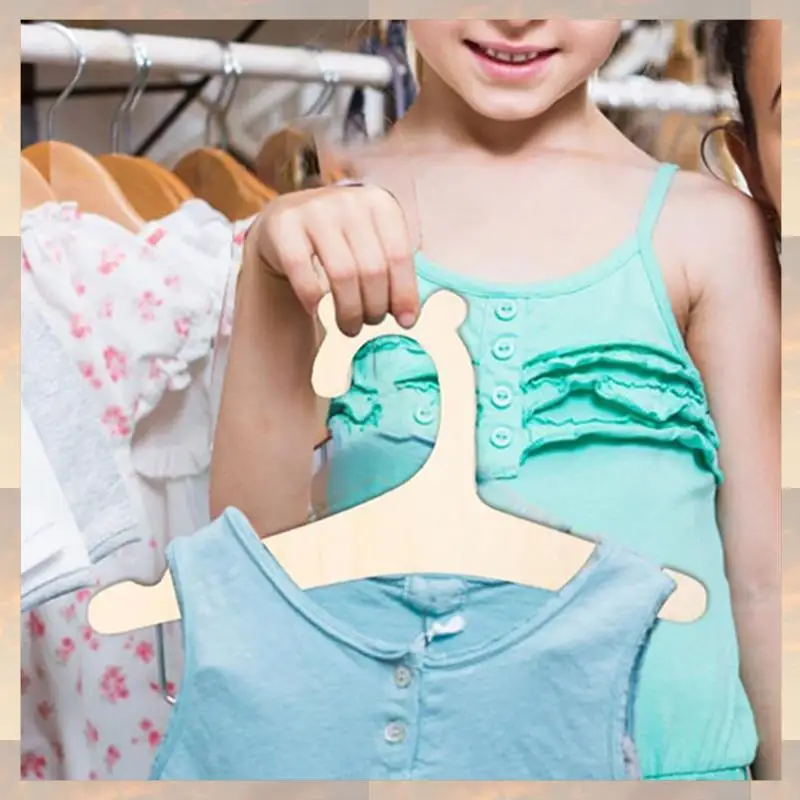 

Flash Trend Wooden Kids Hangers, 40Pcs Baby Coat Hanger For Clothes 9In Kids Baby Toddler Children Wooden Hangers, For Clothes&P