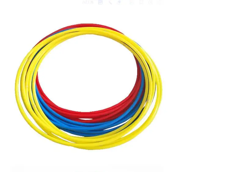 Latest Flexible ( 60 Cm/65cm/70cm/75cm/80cm ) Hula Yoga Hoops Slimming Gym Circle Available Customized Color & Size