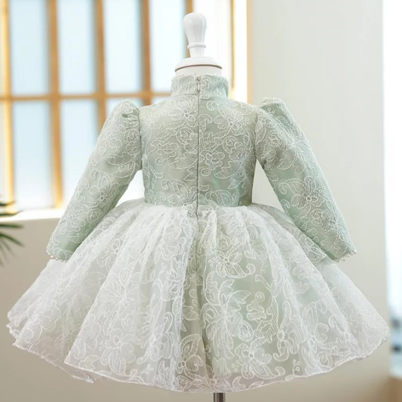 Children's Catwalk Dress Princess Dress One-Year-Old Baby Christening Dress Piano Performance Costume Party Host Evening Dress