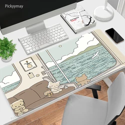 Big Mouse Pads Cute Anime Mousepads Large Mousepad For Office Gamer Rubber Mat Company Desk Pad Design Cute Table Carpet