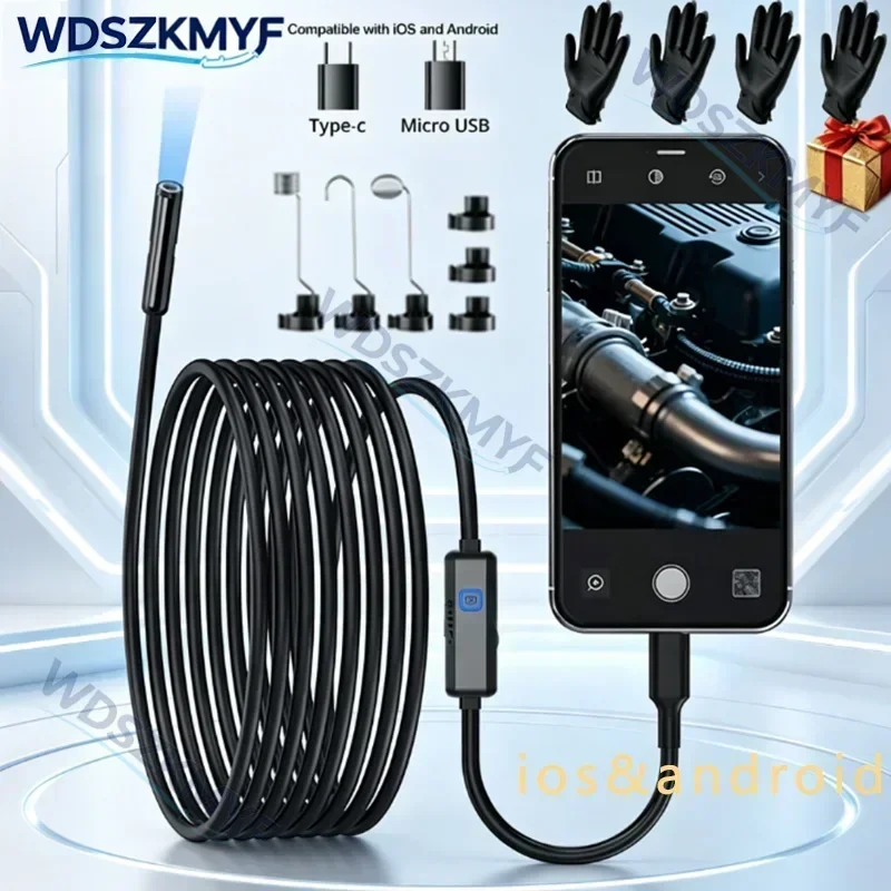 [brinde]-camera-de-inspecao-endoscopica-3-em-1-hd-a-prova-d'Agua-de-164-pes-8mm-para-smartphones-ios-e-android-tipo-c-automotivo-e-movel