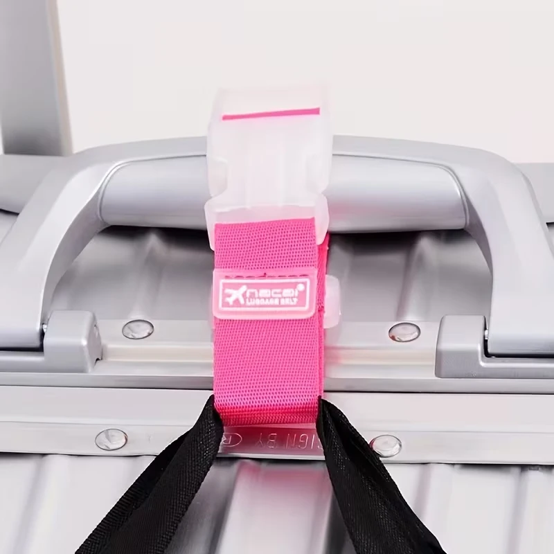 Portable & Secure Luggage Strap with Hook and Buckle — Travel Suitcase Packing Belt, Luggage Fastener,and Tie-Down Strap（1/4pcs）