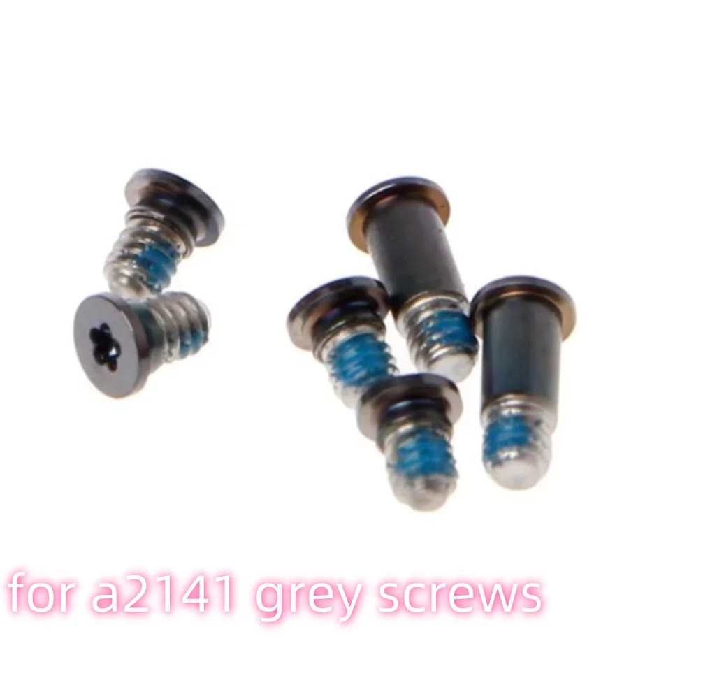 NOWE Śruby dolnej obudowy do Macbooka Retian 16 "A2141 EMC 3347 2019 Śruby szare i srebrne