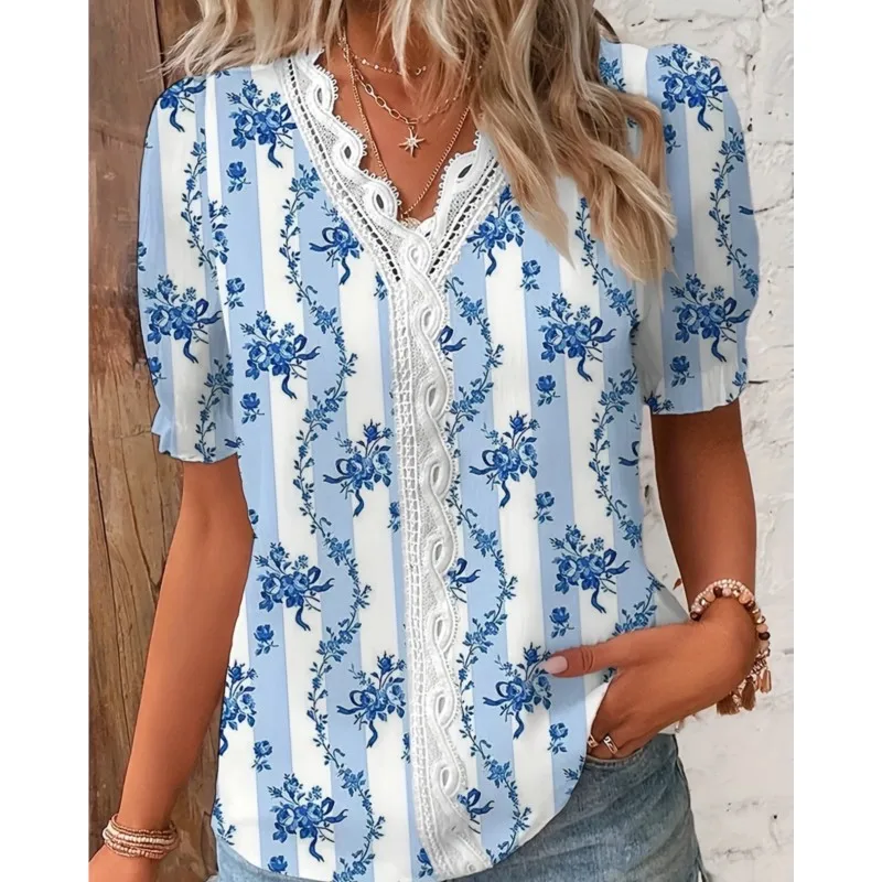 2025 omen Blusas de rayas rojas para mujer, Tops informales de manga larga con cuello en V liso a la moda, camisas elegantes de oficina, Blusas ajustadas para mujer
