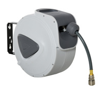 DURHAND retractable compressed air hose reel 15 m connector