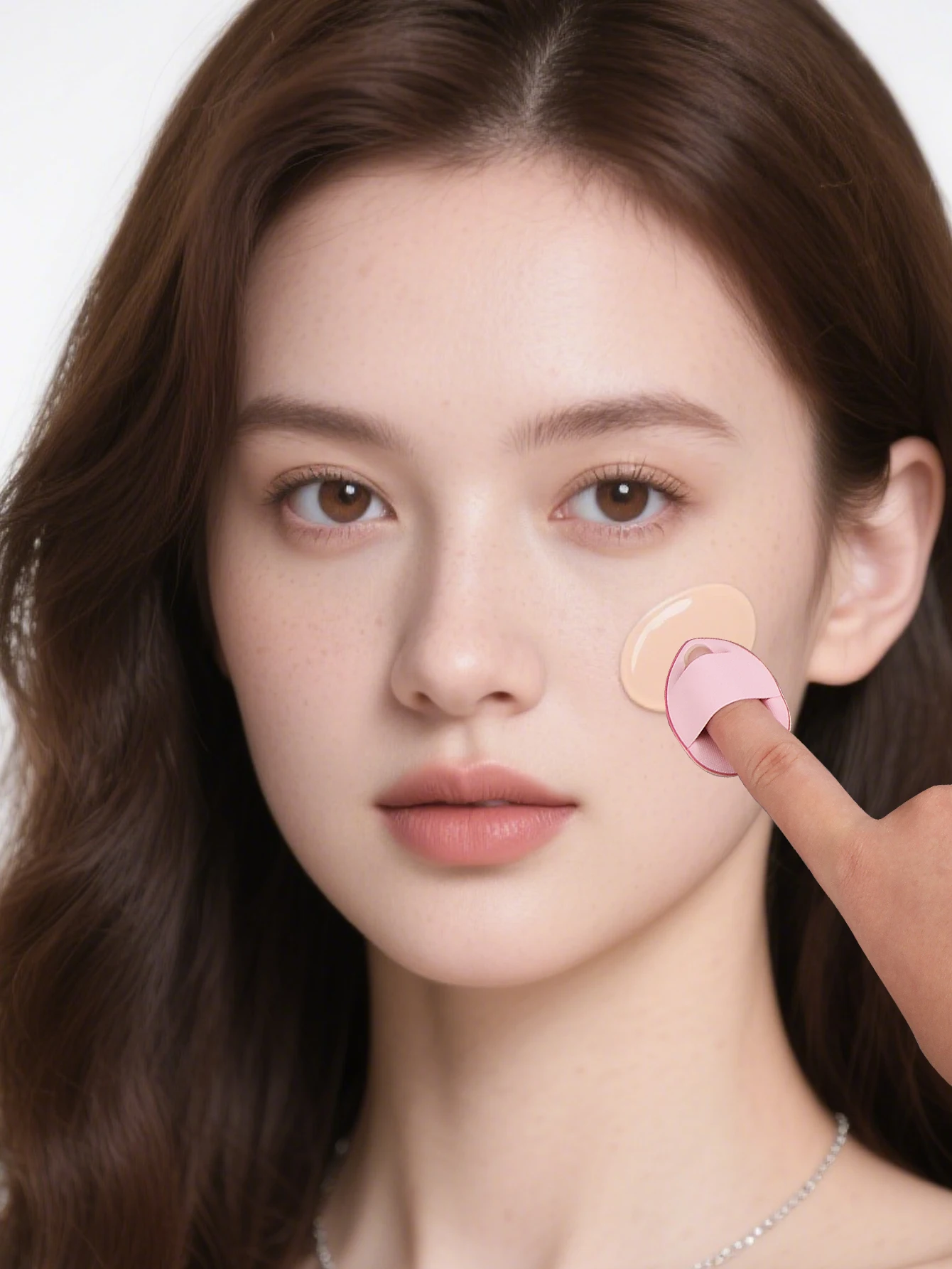 พัฟแต่งหน้าแบบฝุ่นสำหรับผิวแพ้ง่าย 100 ชิ้น ผลิตจากฟองน้ำแบบไม่ผสมน้ำยาง ให้เนื้อเนียนละเอียด ปกปิดจุดด่างดำและรอยสิวได้อย่างแม่นยำ