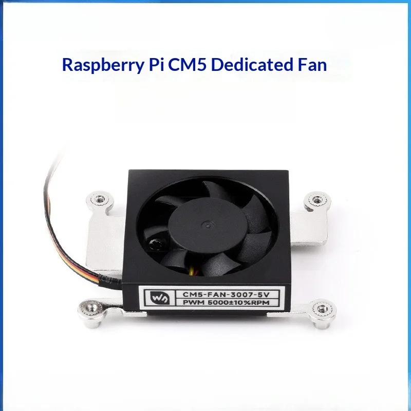 Raspberry Pi Cm5 Dedicated Cooling Fan 5v 3007 Low Noise Adjustable Speed with Thermal Paste