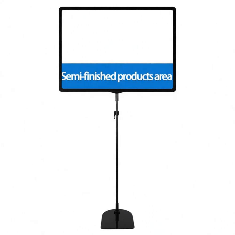 Advanced Telescopic Poster Stand Metal Sign Holder Display Rack Retail Warehouse Information Label Office Menu Board