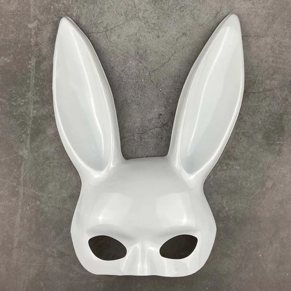 

Nightclub Decoration Party accessories Cosplay Props Rabbit Ears Mask Women Half Mask Bunny Mask Halloween Mask