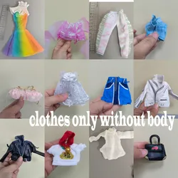 LAO new brand 1/6 26cm licca big sister caihongwawa Original Doll DIY Accessories only clothes dress without body kuailesenlin