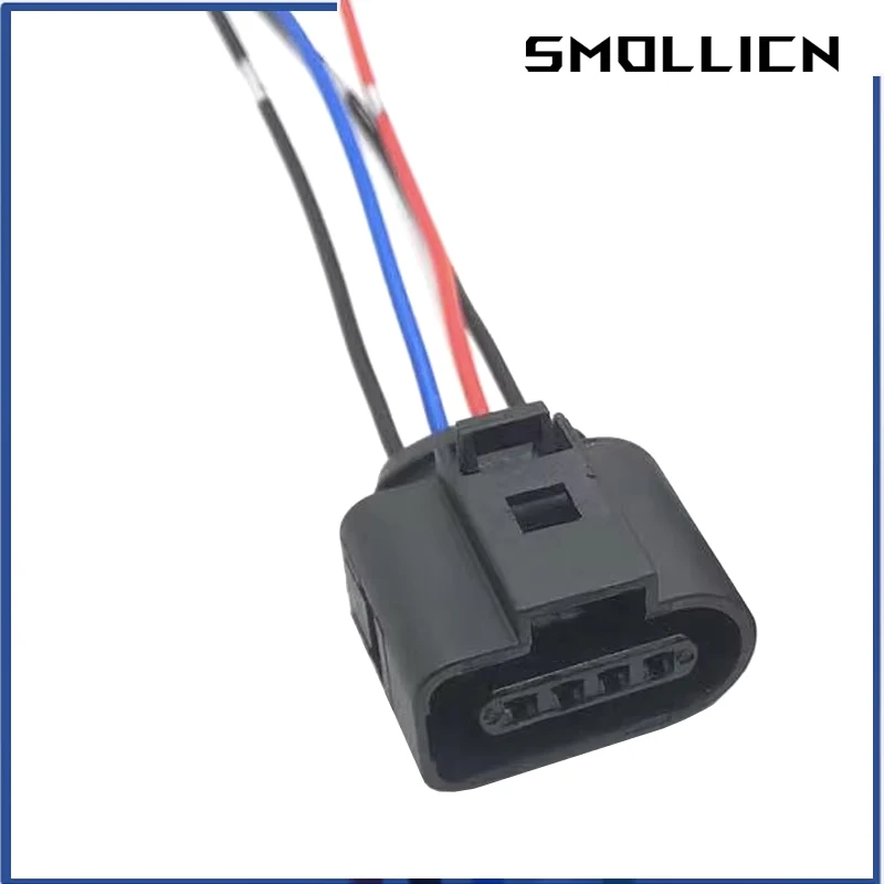 4 Pin 1.5 Series Female Automotive Coil Extension Adapter Connector Horn Plug Air Inlet Pressure Sensor Plug 1J0973704