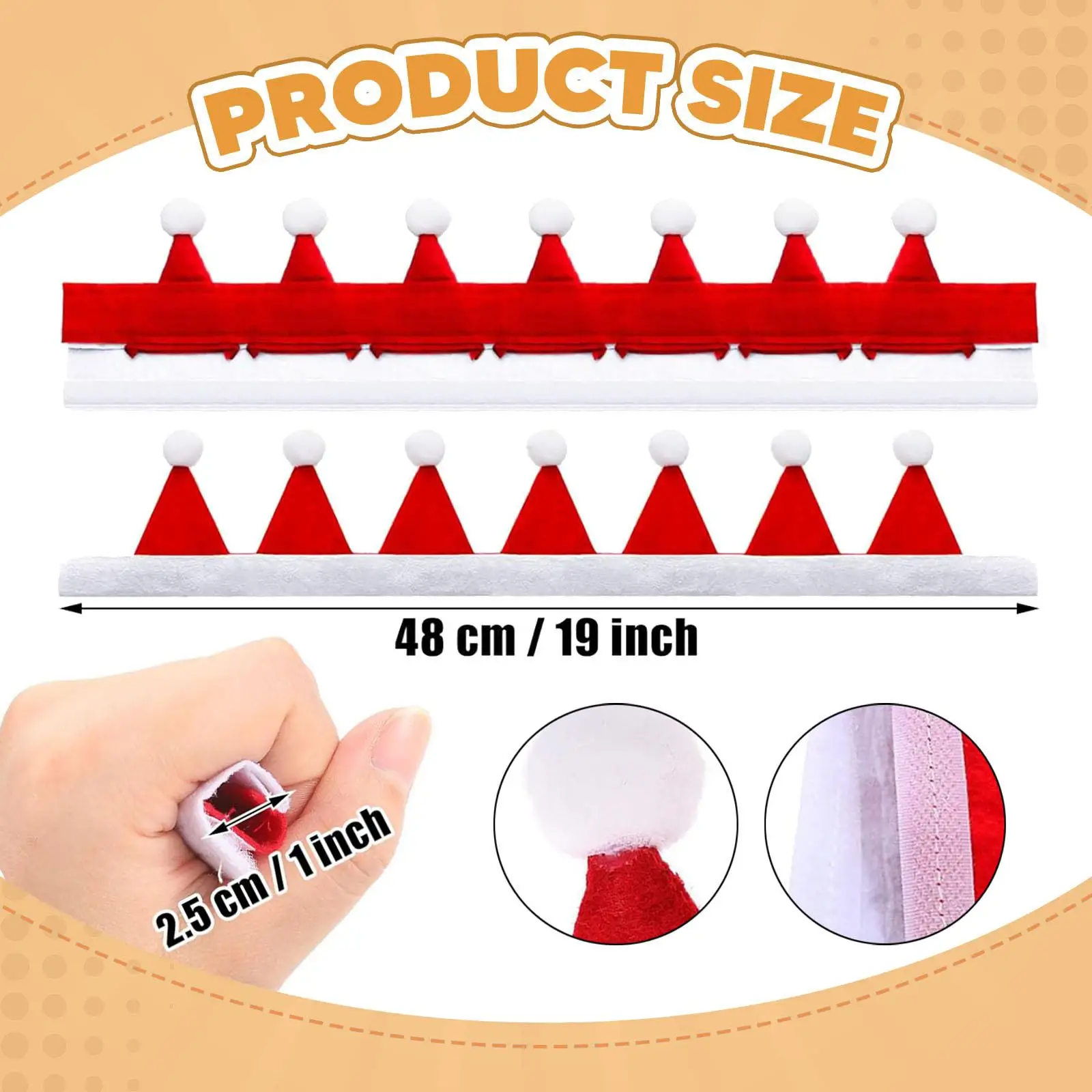 غطاء ربط عيد الميلاد الفروسية، إكسسوارات احتفالية مريحة من البوليستر للخيول لدعائم الصور