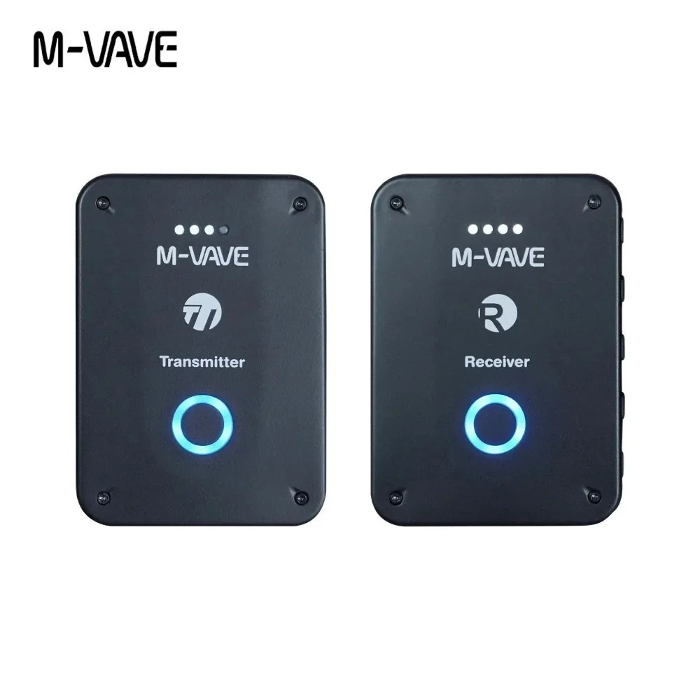 M-VAVE WP-9 2.4GHz Wireless Ear Return Monitoring Transmission System Rechargeable Stereo Mono Stage Audio Transmitter Receiver