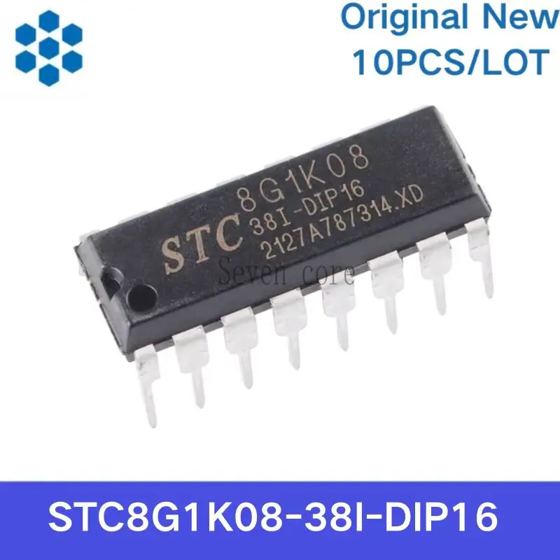 

Оригинальный новый 10 шт./лот STC8G1K08-38I-DIP16 однокристальный микроконтроллер со сквозными отверстиями MCU