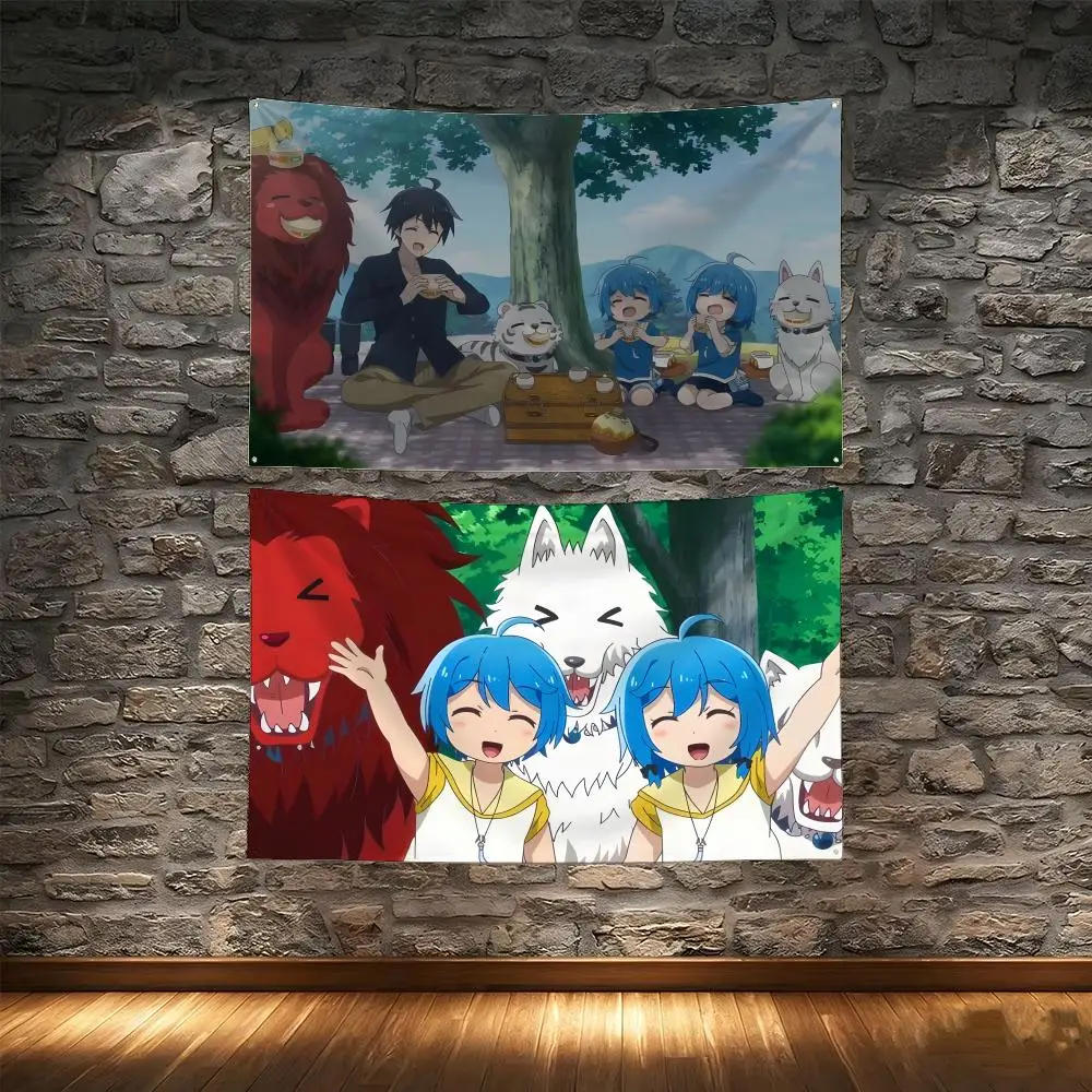 Isekai Anime A-A Journey Through Another World Flags Tapestry Creative Pattern Photo Living Room Wall Art Party Outdoor Decor