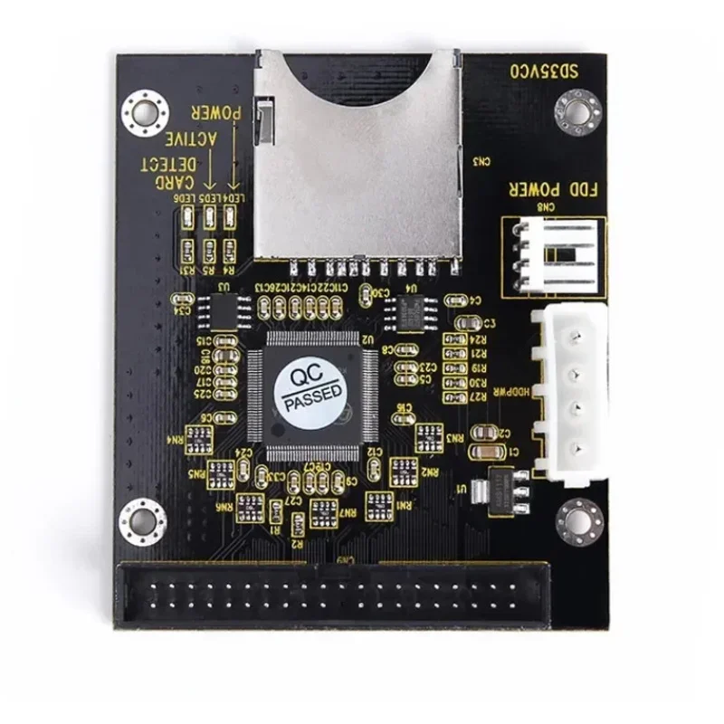 5V SD Card module To IDE3.5 40 Pin Disk Drive Adapter Board Riser Card Capacity Supports Up To 128GB SDXD Card ATA IDE Module