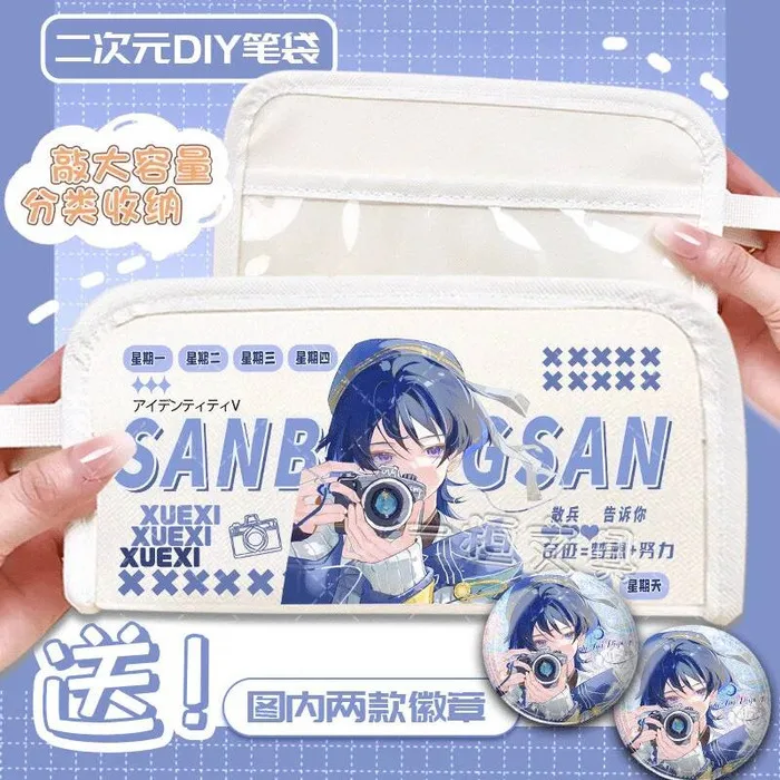 

ИГР Разбросанный Странник Большой Пенал Аниме Бар Чи Пищевой Том Студенческая Сумка Для Хранения Аниме Ga