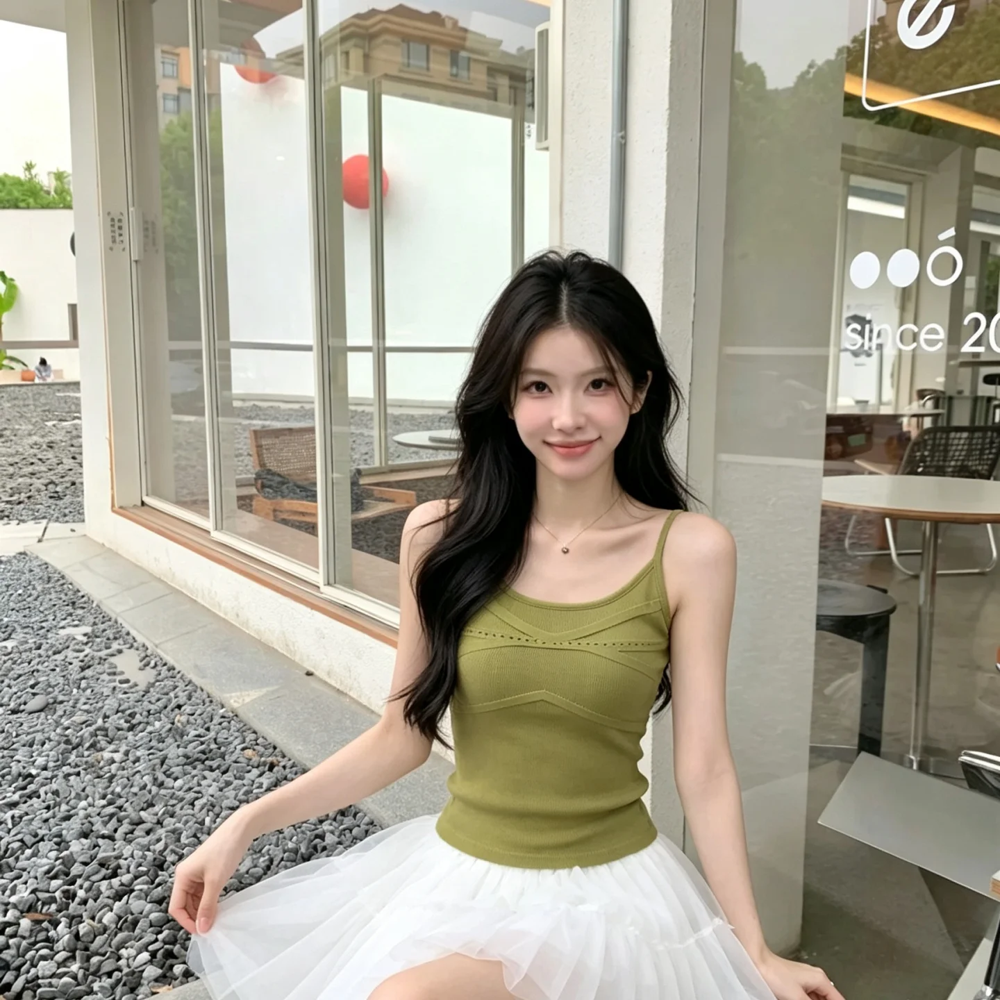 Summer New Spicy Girl Adjustable Strap V-Neck Cami Top, Slim Fit Inner Wear Cropped Tops for Fashion Women Sexy Girl Outfit - view 3