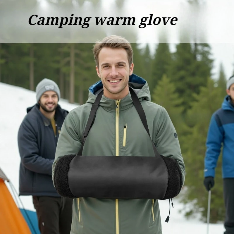 

Winter Camping Warm Glove Portable Leisure Lightweight Hanging Insulation Hand Cover Outdoor Keep Warm Camping Supplies