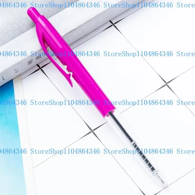 5asd Gift Pen 1.0mm Plastic Ballpoint Pen Smooth Writing Pen for Student Teacher