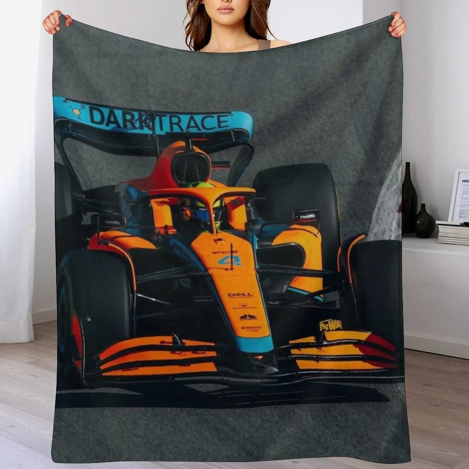 

Lando Norris 2#280922 Throw Blanket Beach Baby Tourist Large Blankets