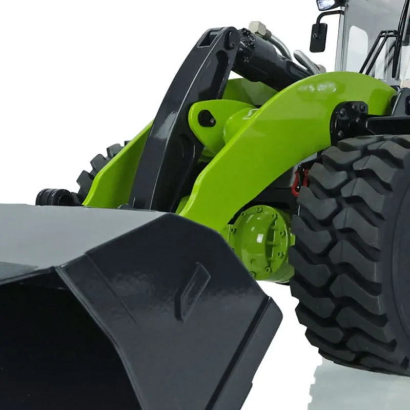 

XDRC 1/14 WA470 Hydraulic RC Loader Metal Remote Control Toucan Earth Mover Assembled Painted Green Truck Machine TH21428