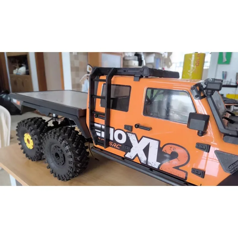 For 1/8 Scale CROSSRC EMO XL2 RC Crawler Roof Rack Side Steps TPU Soft Material Upgrade Accessory Universal Fit for Left & Right