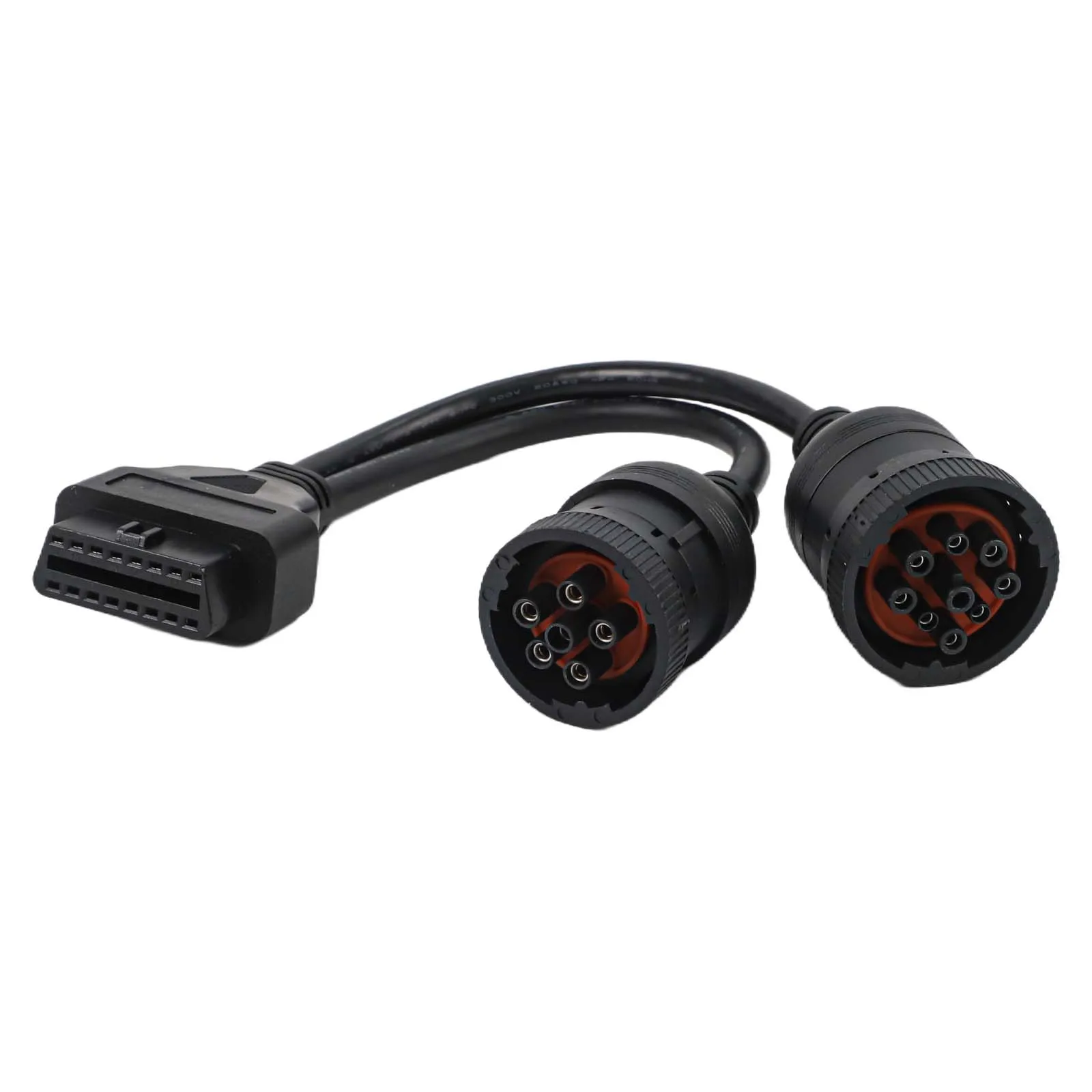 Automotive Diagnostische 30 CM Diesel Truck Kabel Motor Onderhoud 6 Pin Naar 16 Pin KAN J1939 Data Ondersteuning Eenvoudige Installatie