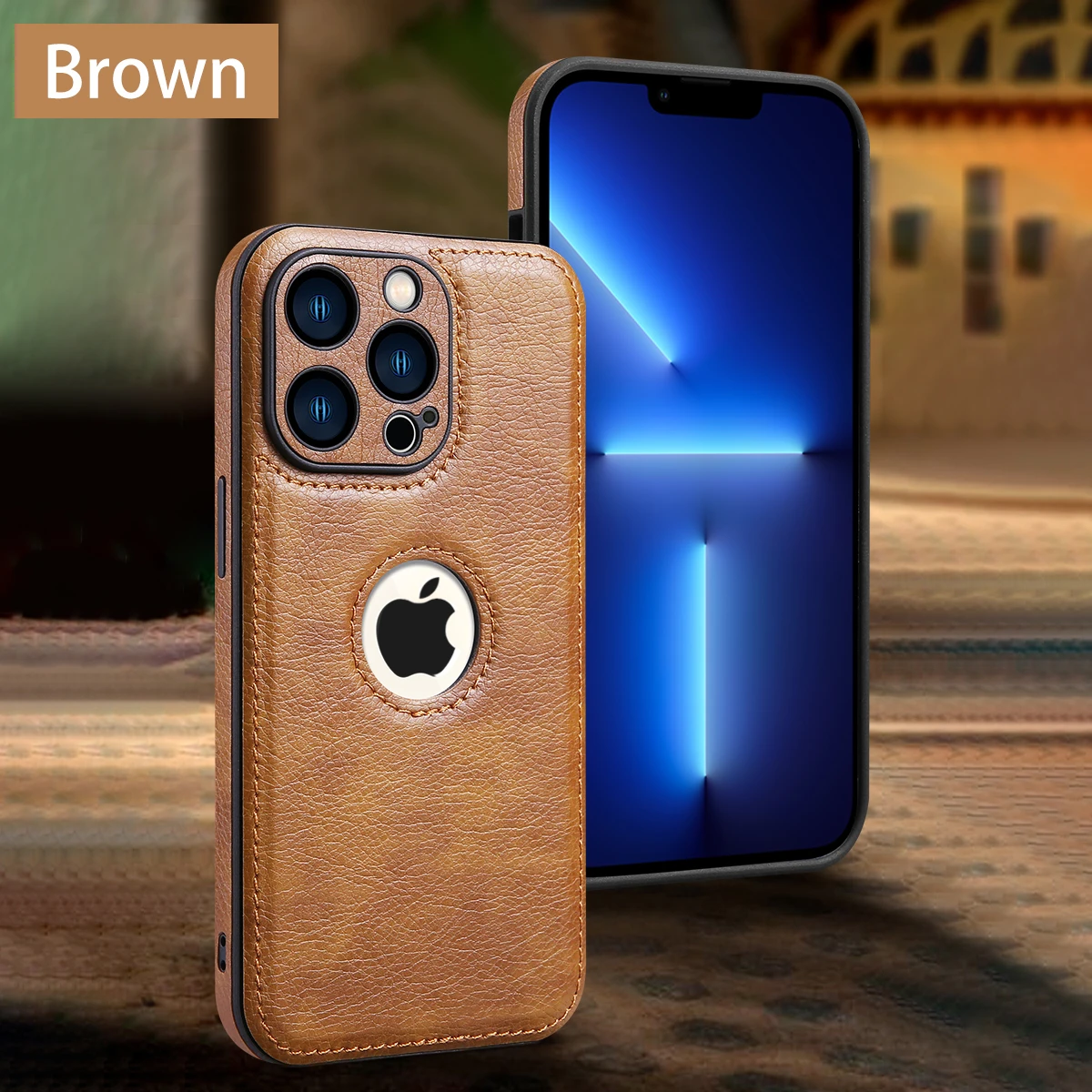 Luxury Leather Case for Apple iPhone 17 18 Pro Max 16e 15 14 13 12 11 16 Plus 18Pro Original Logo Silicone Lens Protect Cover