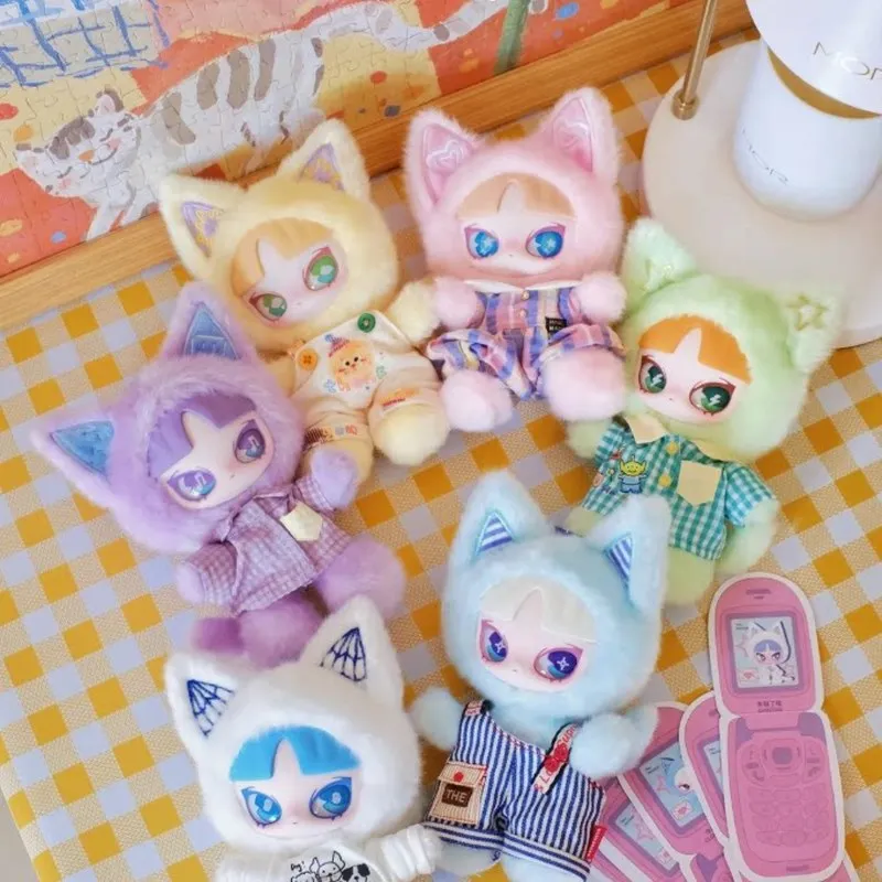 

Inns Cat Inn Your Chat Series Mystery Blind Box Fluffy Kawaii Plush Doll Backpack Pendant Collectible Trendy Toy Surprise Gift