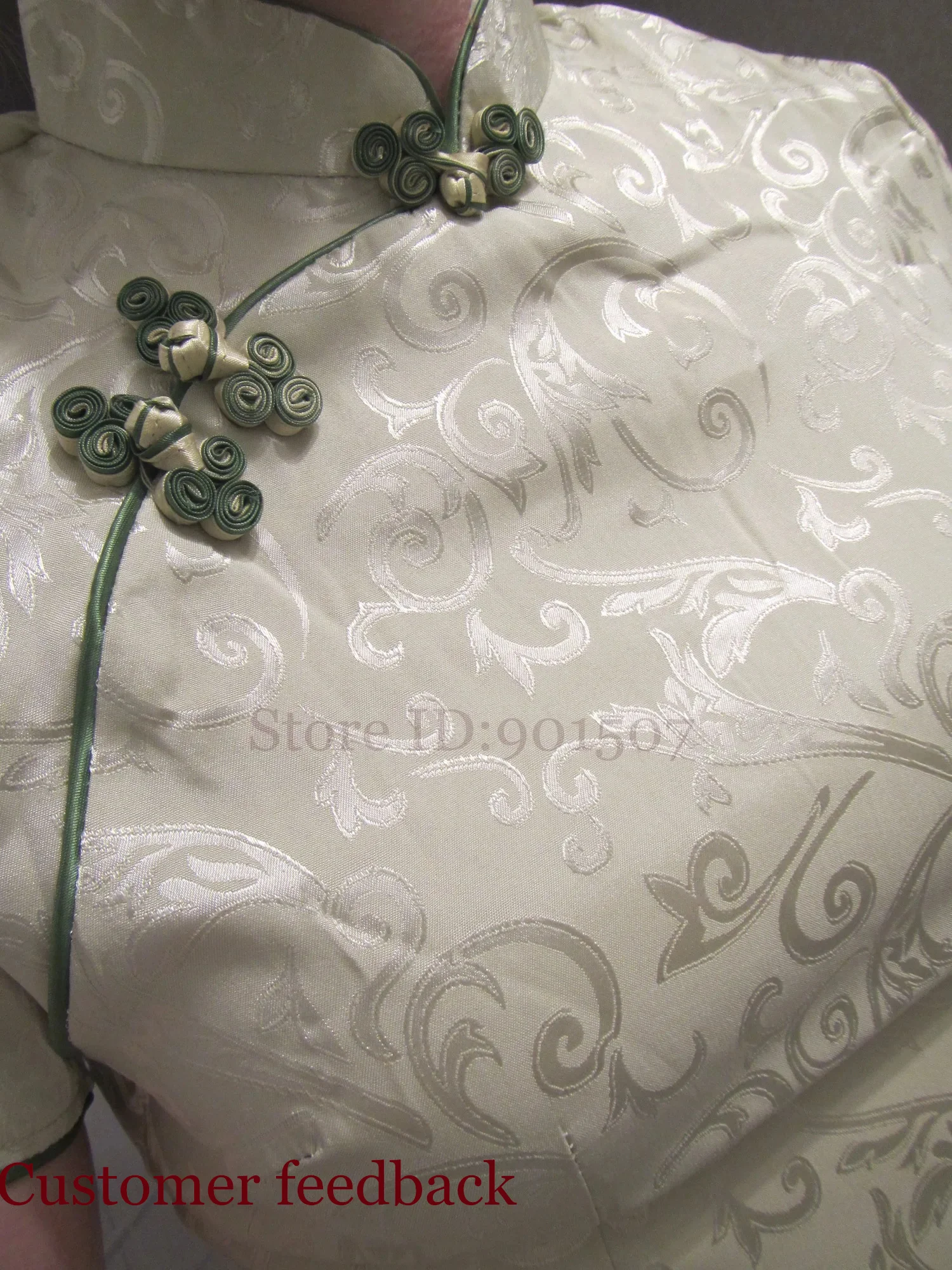 White Printed Blouse Elegant Cotton Chinese Women Mandarin Collar Shirt Novelty Short Sleeve Classic Handmade Button Tops
