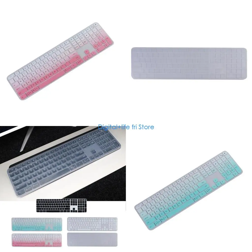 E06D Silicone Keyboard Cover for Craft Mx Keys Ergonomic Desktop Keyboard Keyboard