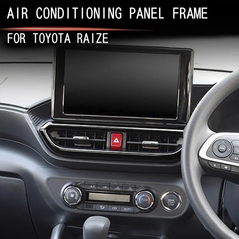 

FOR 2021 Toyota RAIZE ROCKY Central Control Air Outlet Frame Decoration of Central Air Conditioning Vent