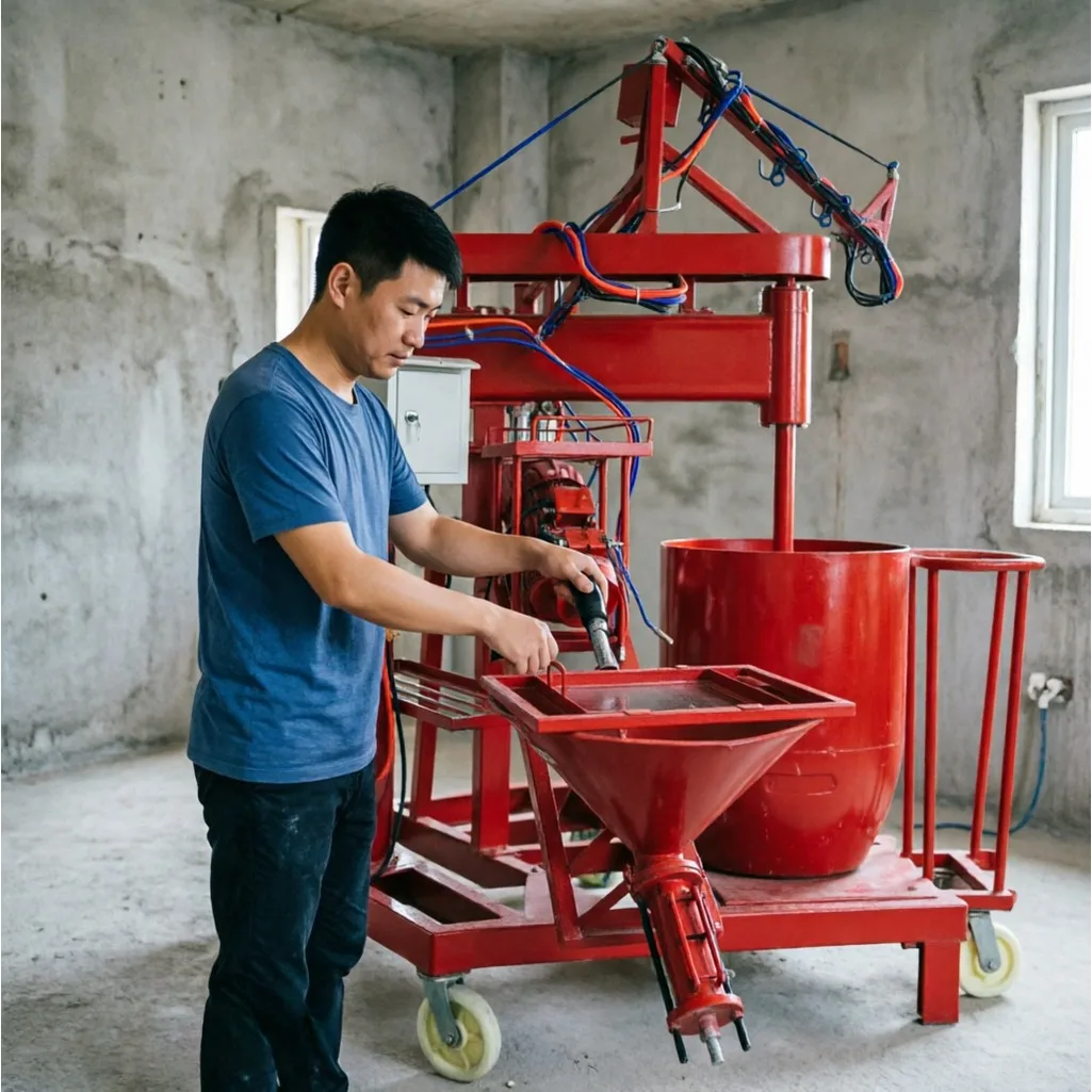 Factory Direct Portable GRC Fiberglass Sprayer Complete Spare Parts Support Worldwide Sea Shipping Construction Machinery