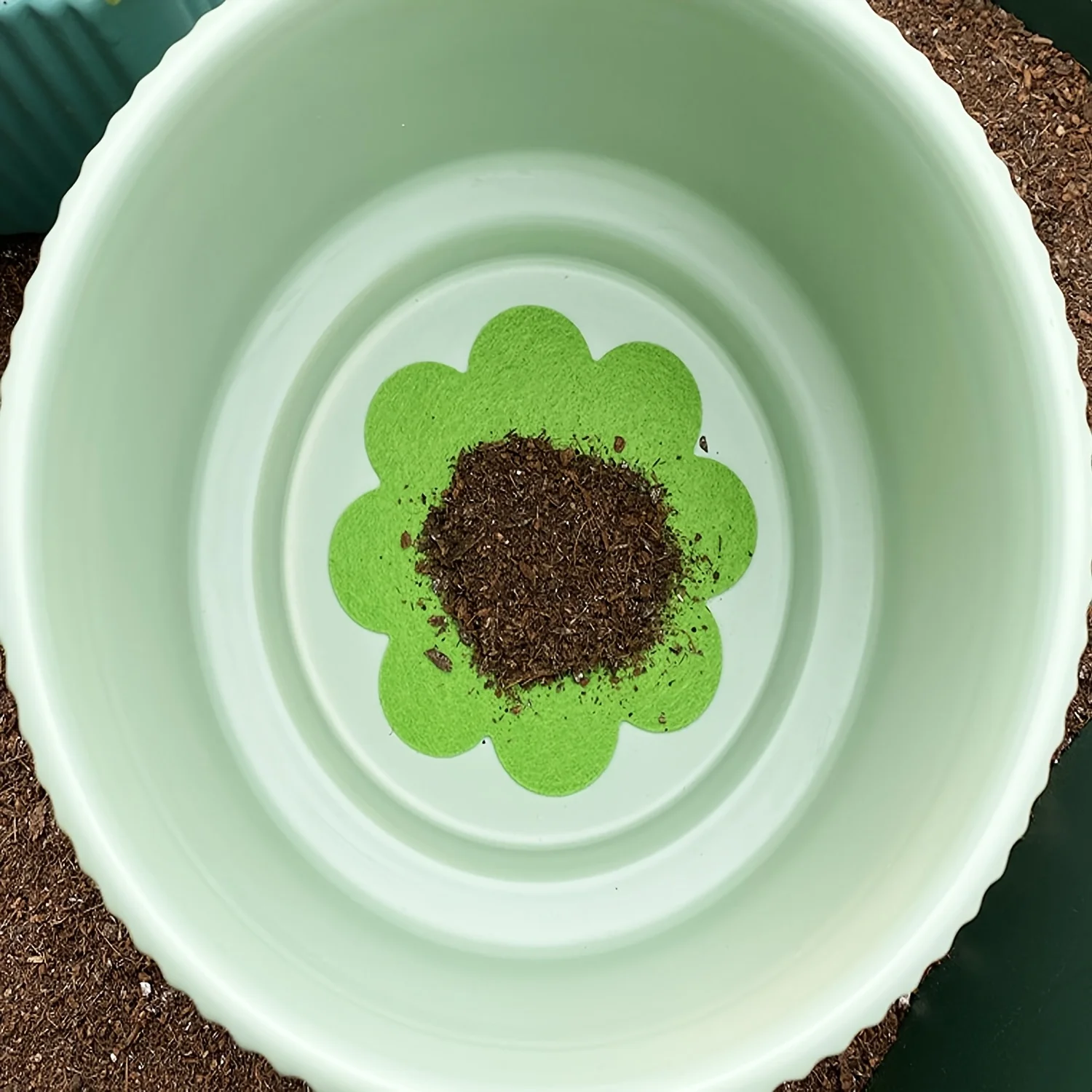 10pcs/Set Plant Pot Hole Mesh Pads, 2 Inch Round Drainage Screens Gasket Bonsai Pot Bottom Grid Mat Mesh Prevent Soil Loss