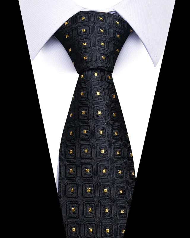 Hochwertige Hochzeitskrawatten für Männer, modisch, neuer Stil, blauer Streifendruck, Krawatten, tägliches Büro, Bekleidung, Accessoires, Geschenk für Männer – Detail 40