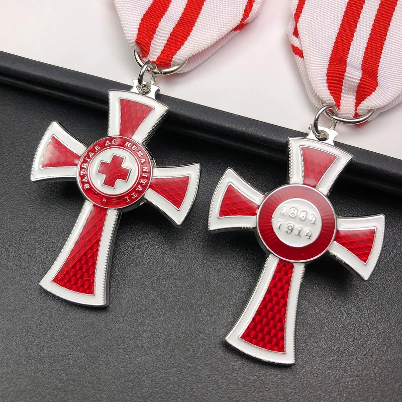 Wholesale of Austro Hungarian Red Cross emblem pendants and accessories, German medal bestsellers