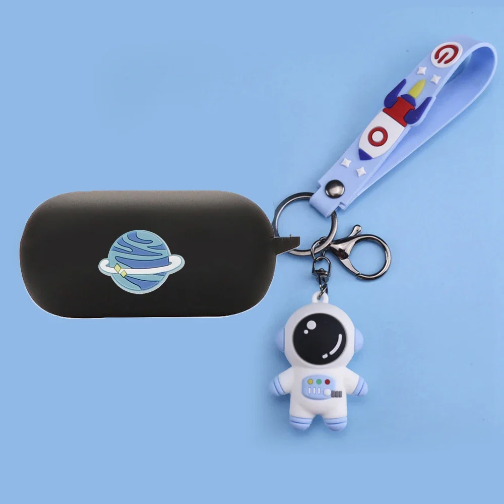 For SoundPEATS H1 / 3SE / H2 /Sonic Pro Case Cartoon Astronauts/Pandas/Cat Animal silicone Earphones Cover Cute