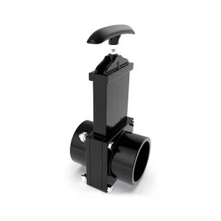 Vanne de porte d'eau de couteau, flux durable, tuyau d'égout de camionnette, plastique, extérieur, a