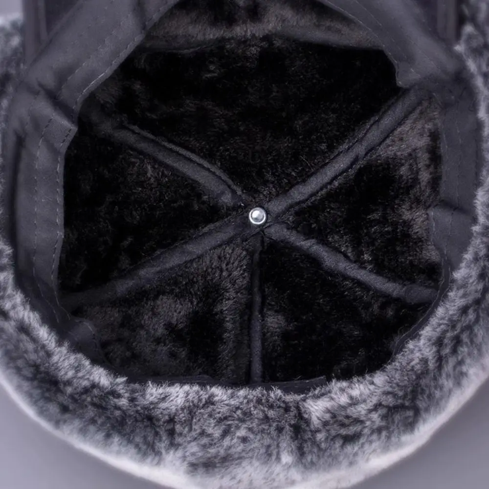 Sombreros de invierno a prueba de viento de alta calidad con máscara de orejeras, esquí de invierno, gorro de nieve cálido, protección para los oídos, sombreros de bombardero de algodón para hombres y mujeres