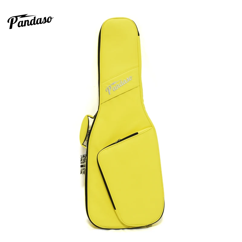 

Pandaso 39-Inch Yellow Double-Shoulder Portable Electric Guitar Bag with Thickeneded Waterproof Designer