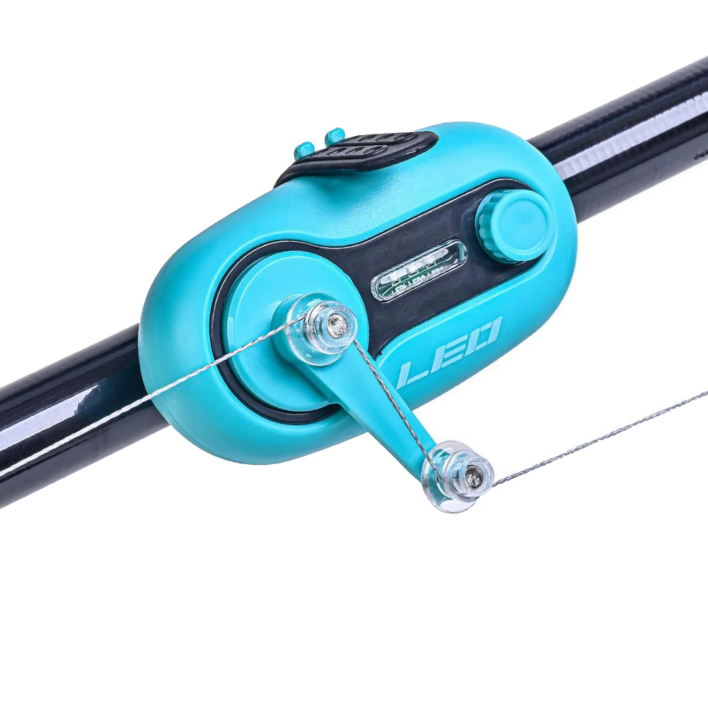 LEO Fishing Bite Alarm with Best Seneitive Electronic Indicator LED Sound Alert on Fishing Rod with Loud Siren Daytime-Blue