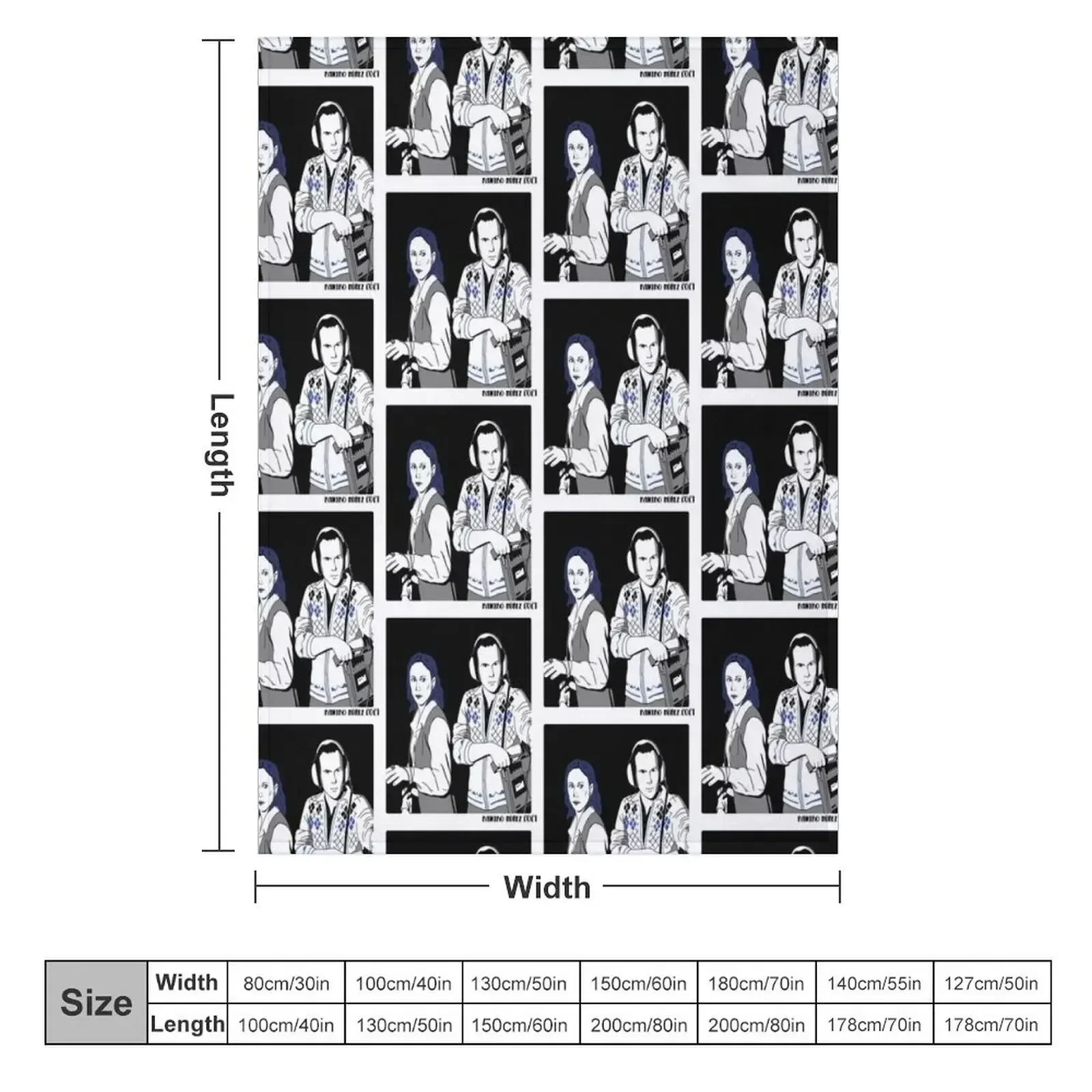 The Warrens Lorraine & Ed Warren Throw Blanket Camping Luxury Designer Large for winter Blankets