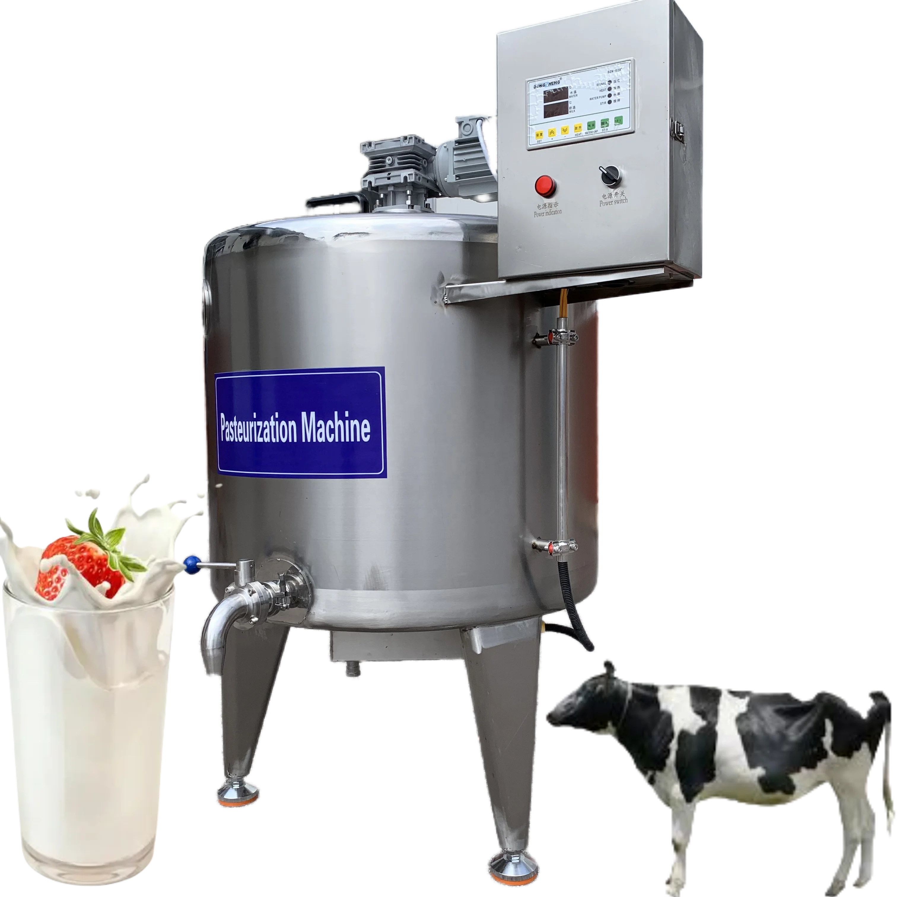 

Dairy SS304 50L-500L Small Scale Liquid Egg Juice Milk Pasteurizer Yogurt Making Milk Pasteurization Machine For Sale