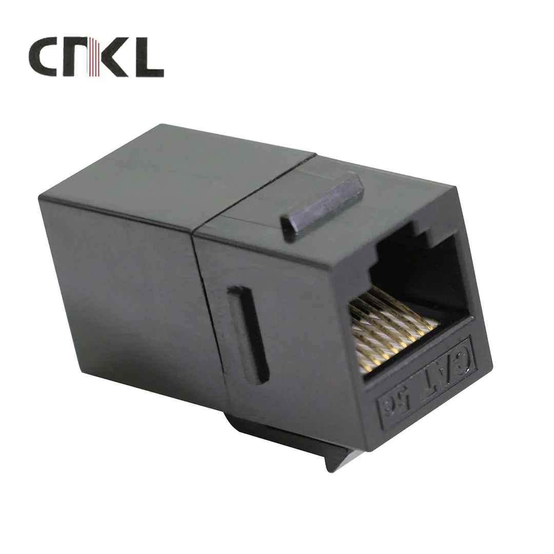 Módulo de red recto CAT6, conector RJ45, enchufe de información, adaptador de Cable acoplador de ordenador, conector Keystone Ethernet, 50 Uds.