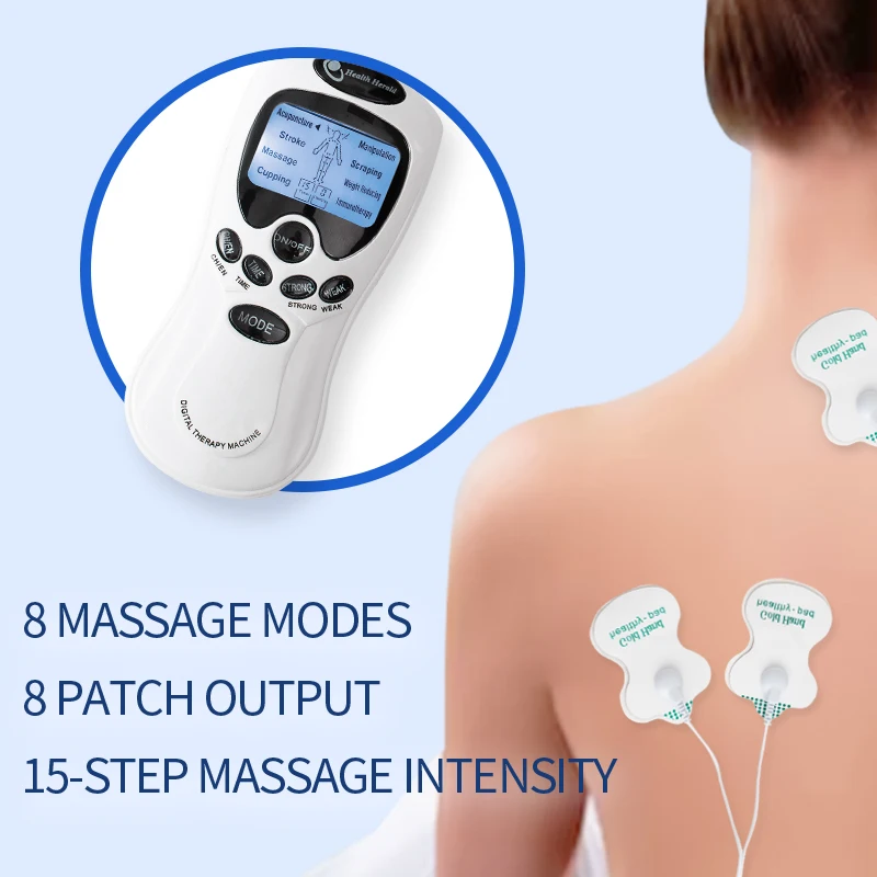 Electric Pulse Massager Tense Unit Machine Tens Acupuncture Electric Body Massage Instrument Electrical Muscle Stimulator for Ne