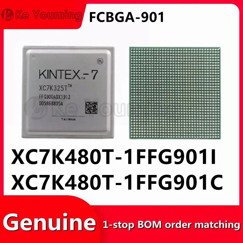 Integrated Circuit IC, XC7K480T-1FFG901I, XC7K480T-1FFG901C, FCBGA-901, FPGA - Field Programmable Gate Array, 1Pc