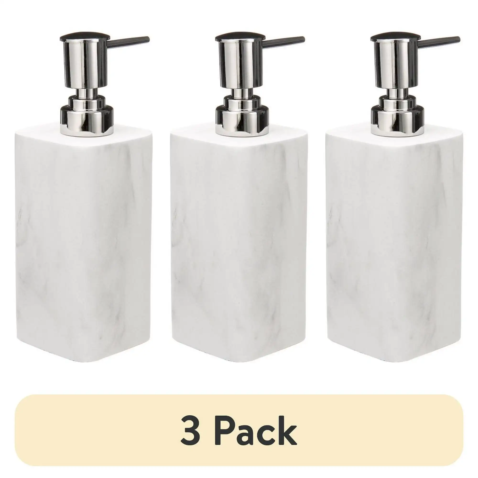 

(3 шт.) Мыльница Better Homes & Gardens из искусственного мрамора, белая