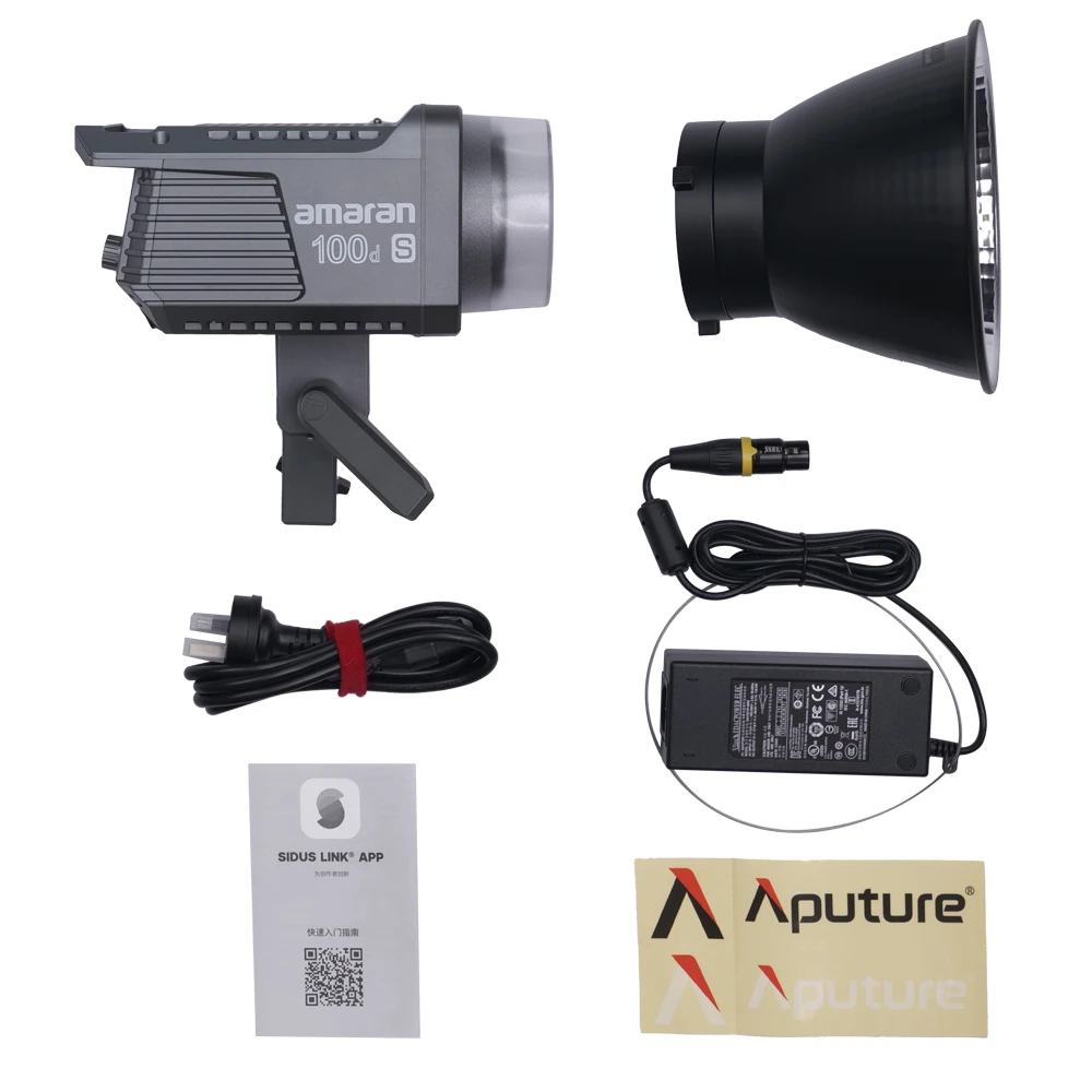 Imagem -05 - Aputure Amaran 100d 100x 200d 200x s Série Led Luz de Vídeo 27006500k Bluetooth App Controle Efeitos de Iluminação Ultra Silencioso Ventilador