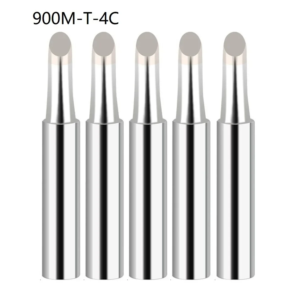 5PCS/Set 900M-T Soldering Iron Head IS/I/B/K/SK/2.4D/3.2D/1C/2C/3C/4C Lead-Free Welding Tips for Welding Accessories